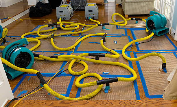 Professional Burst Pipe Water Damage technician working in Ashford, WV